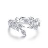 WOSTU 925 Silver Pet Cat Stackable Opening Ring For Women Snake Dog Adjustable Rings Fine Jewelry Party Birthday Gift