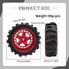 4 Pieces All Terrain RC Wheels Replacement 2.8x1inch for 1: 14 Scale Sturdy Accessory Easily Install