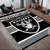 Custom Name,Raiders Home Sofa Decoration for Living Room & Bedroom, Non‑Slip Play Flannel Floor Mat for Game Room