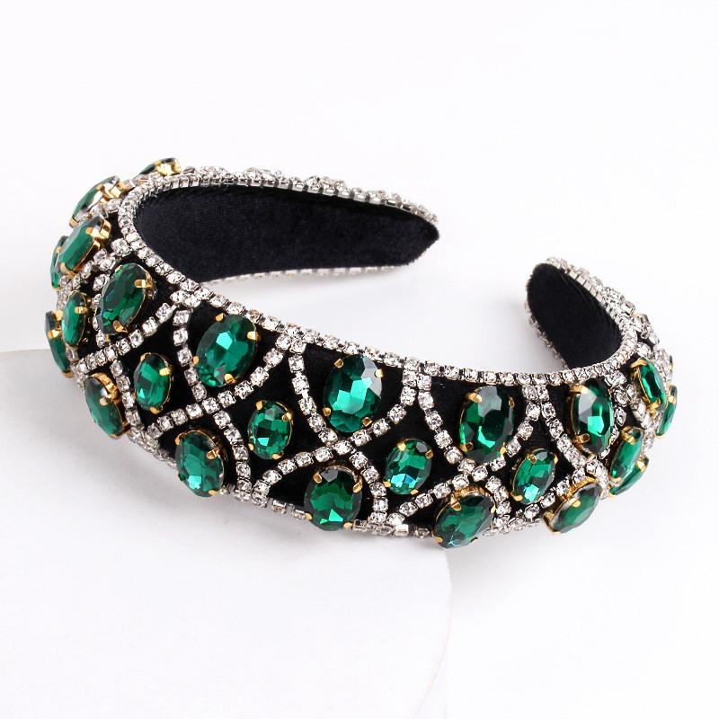 Baroque Style Womens Headband With Crystals For Fashionable Occasions