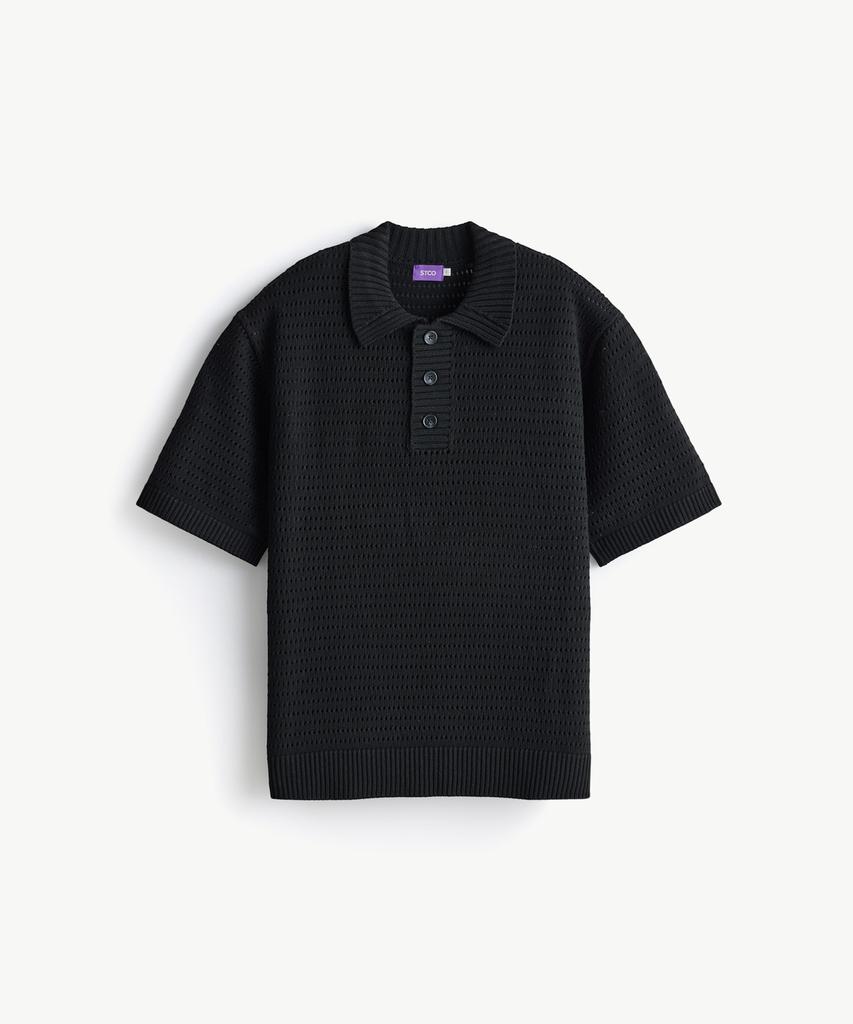 STCO Collar Crochet Knit_Black (Oversized)_Sktxb72Osb