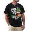 Guyana Guyanese Guyana Flag Cute Until My Guyanese Comes Out Tshirt Casual Trendy Streetwear Tee Shirt