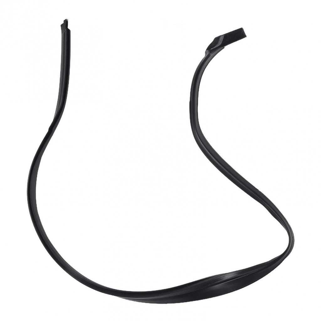 1Pair Cowl Seal 2pcs Black Front LHD Replacement Rubber