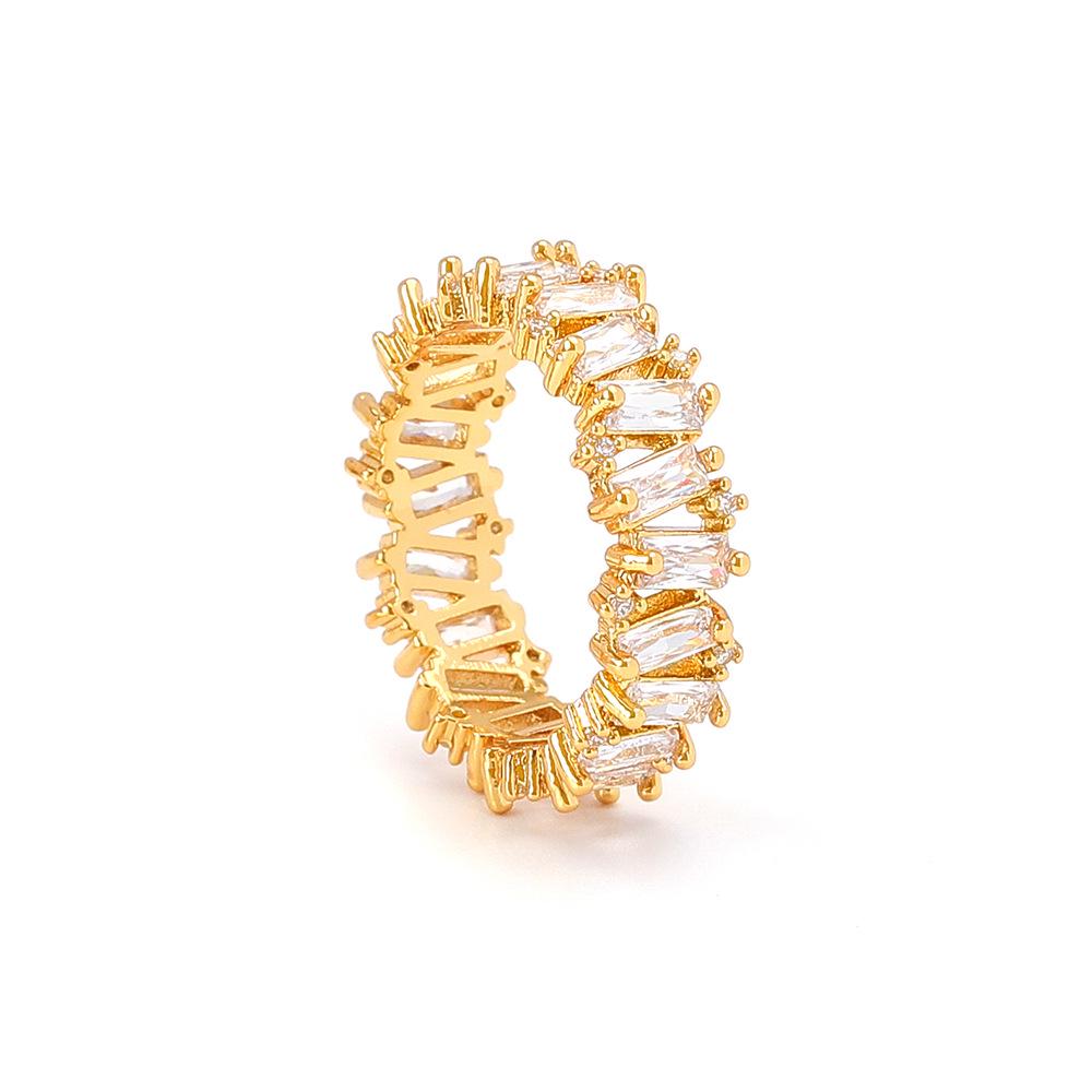 

Европейско-американское медное кольцо с бриллиантом для мужчин в стиле хип-хоп: Ювелирные изделия для пар высокого класса, нишевого стиля