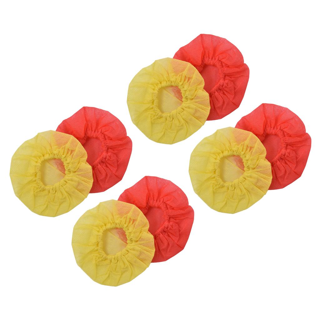 100 Pcs Disposable Microphone Cover Non Woven Microphone Protective Cover for Schools Universities