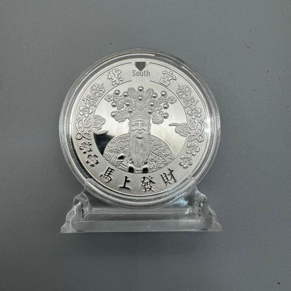Year of the Horse Zinan Palace Gold Coin - Mazu Goddess Commemorative Medal and Auspicious Gift