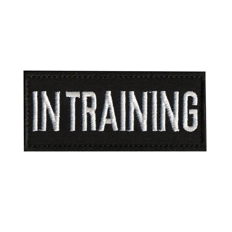 Pet Velcro Carrier Letter Embroidery Conspicuous Notice Badge Dog Supplies Decor