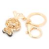 2pcs Keychain Pendants Cute Bunny Shape Rhinestone Ornaments Accessories for Keychains Bag Decoration Gift