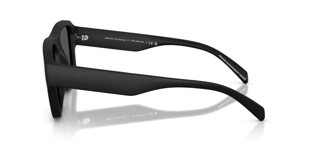 Oakley Sunglasses Matte Black Frame Dark Grey 56mm Men's 0AX4154SU, (Front), Lens,