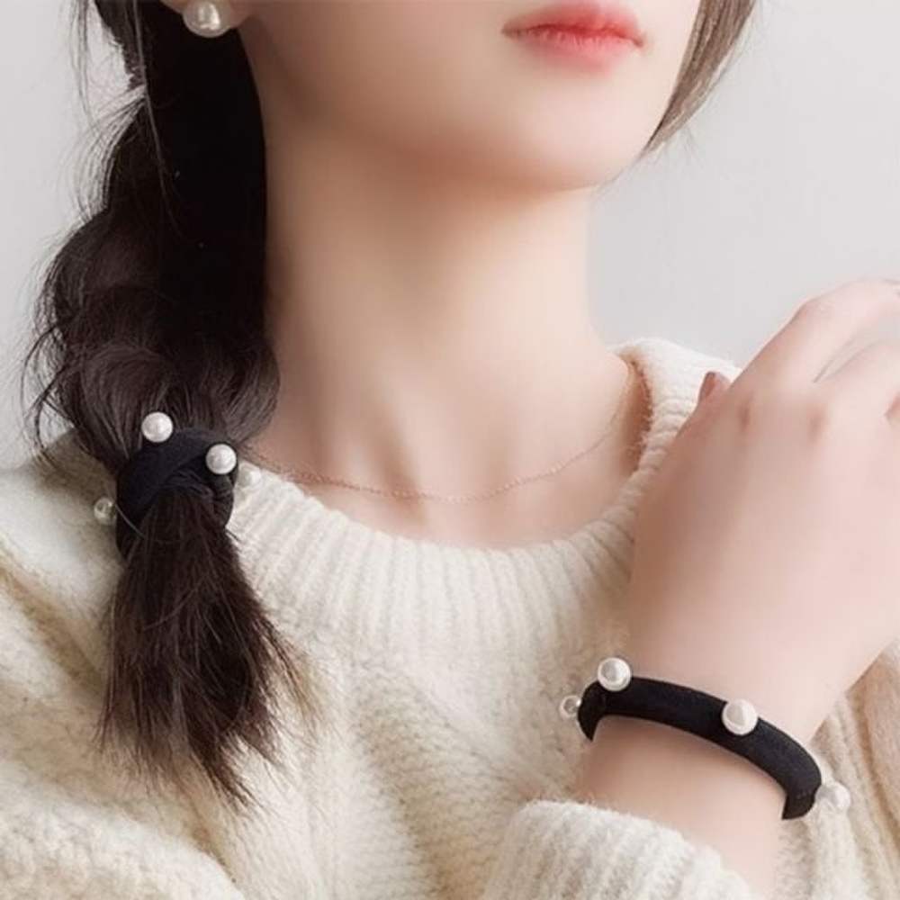 

Бангл День Жемчуг Повязка для волос Базовая повязка для волос Кольцо для волос