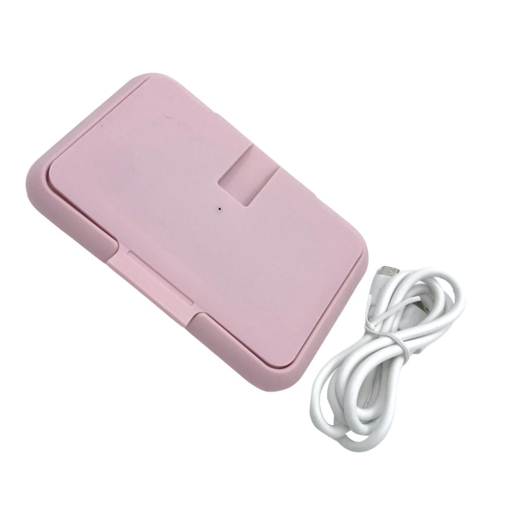 Compact Baby Wipe Warmer Napkin Heating Box Baby Wipes Heater Baby Wet Wipes Dispenser Baby Wipes Warmer for Home Car Travel