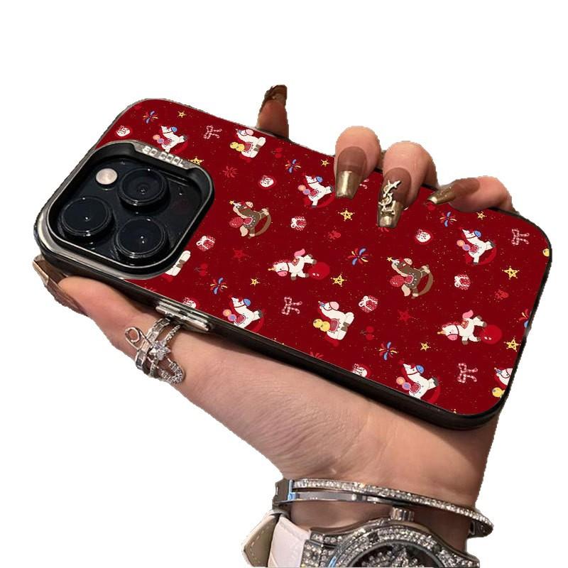 New Year's Pony is suitable for Apple 17Promax mobile phone case iPhone15/14/13 girl 16Promax trend
