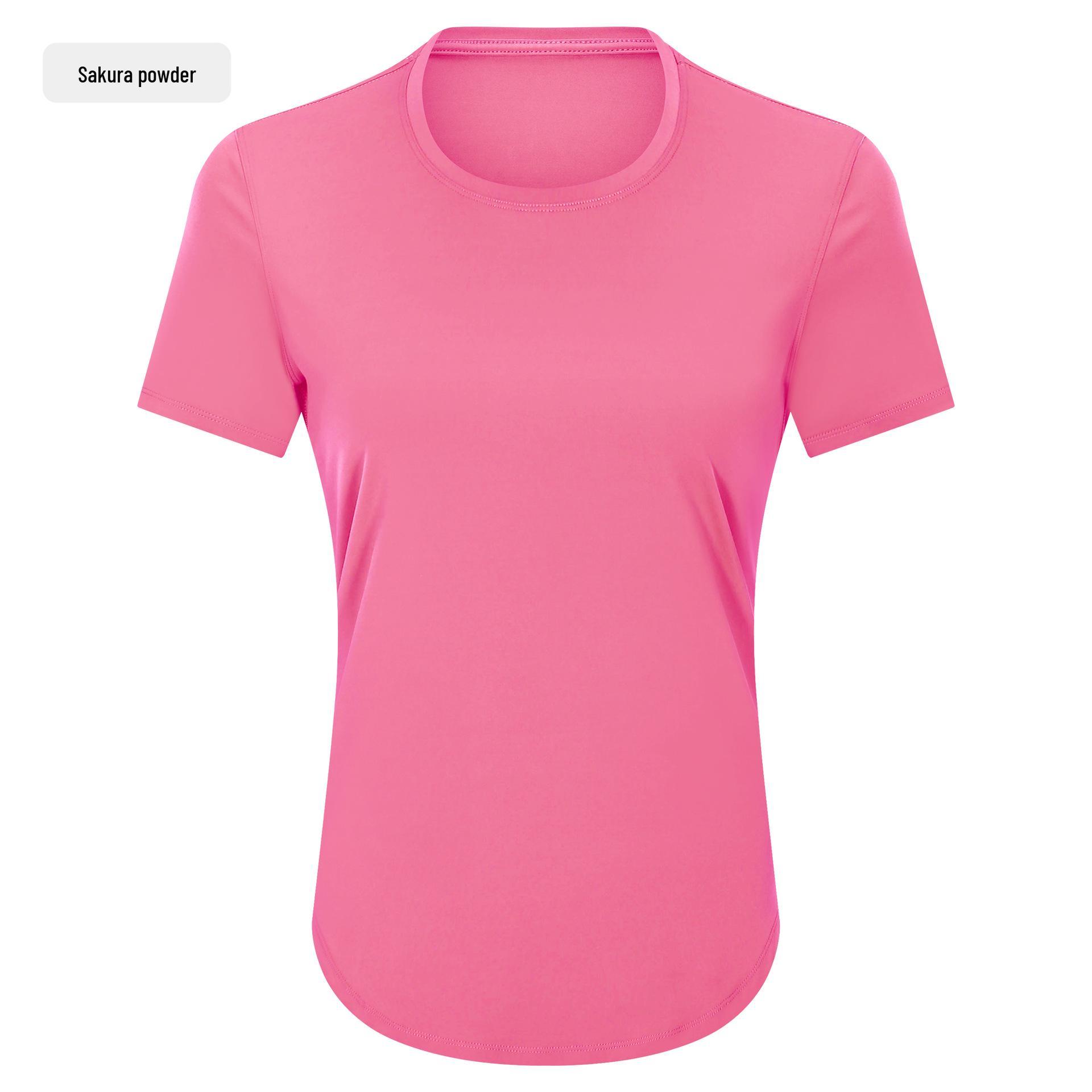 

Женская летняя дышащая футболка для йоги облегающего кроя XS