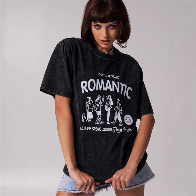 

American Vintage Black Cat Print Oversized Retro Commuter Top XXXL