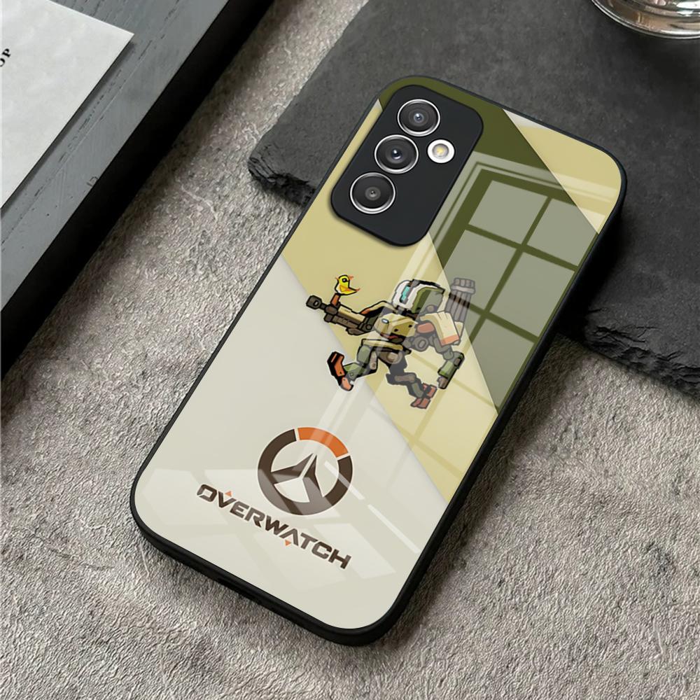 Phone Case For S25 Ultra Samsung S26 S23 S24 Plus S22 S20 S21 Fe A54 A34 A53 A16 Glass Cover O-Over-watchS