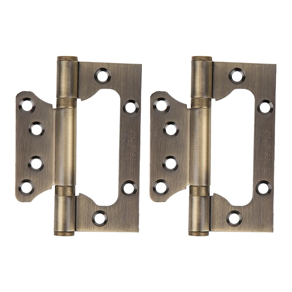 Household Stainless Steel Mute Bearing Flat Open Door Hinge Furniture Hardware Fittings