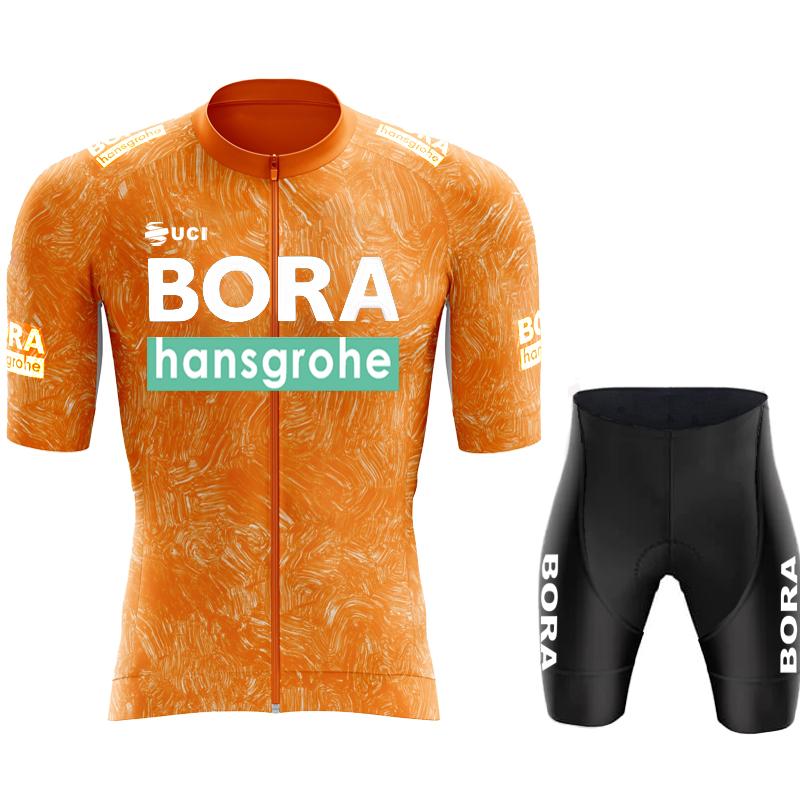 Letnia odzież rowerowa 2026 MTB Koszulka UCI BORA Odzież męska Męska odzież rowerowa Wiosenne męskie zestawy rowerowe Zestaw sportowy Spodnie żelowe Jednolity szosowy