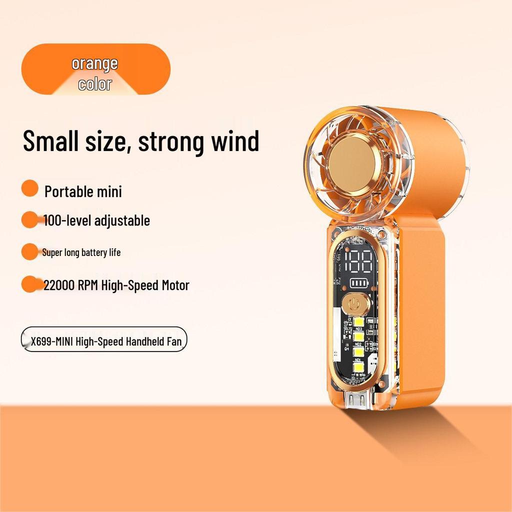Mini X699 USB Pocket Fan: High-Speed, Powerful Wind, Portable Handheld Design