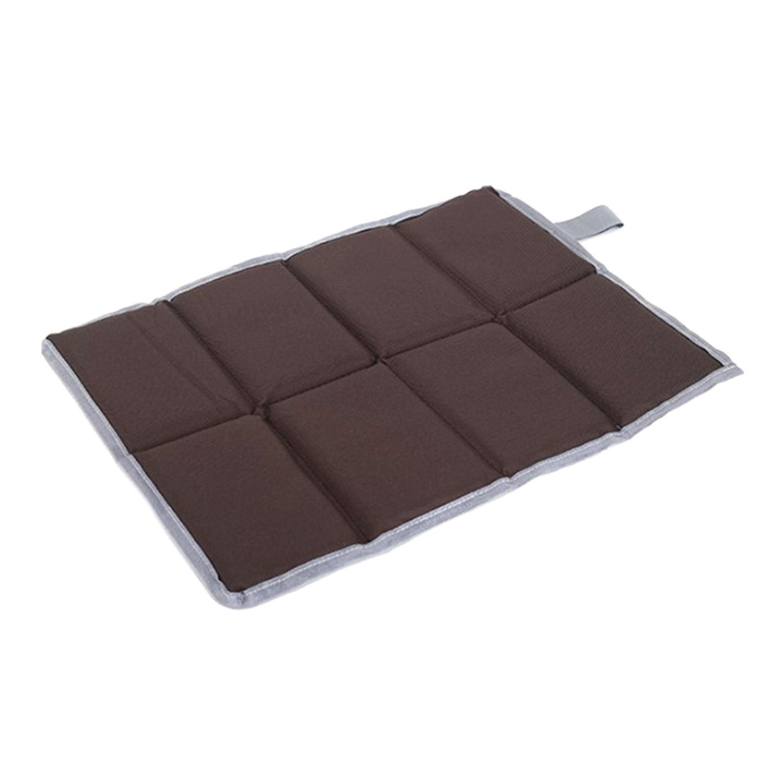 

Hiking Seat Pad Moisture-Proof Folding Seat Mat Seat Cushion for Outdoor Stadium Seat Walkers Camping Picnic Playground коричневий