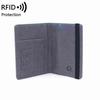 Unisex RFID Leather Passport Bag Document Package Portable Travel Ultra Thin Passport Holder