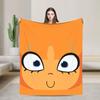 Cartoon Mymy Ongezelligs Blanket Fleece Textile Decor   Multifunction Super Soft Throw Blanket For Bedding Car Bedding Throws