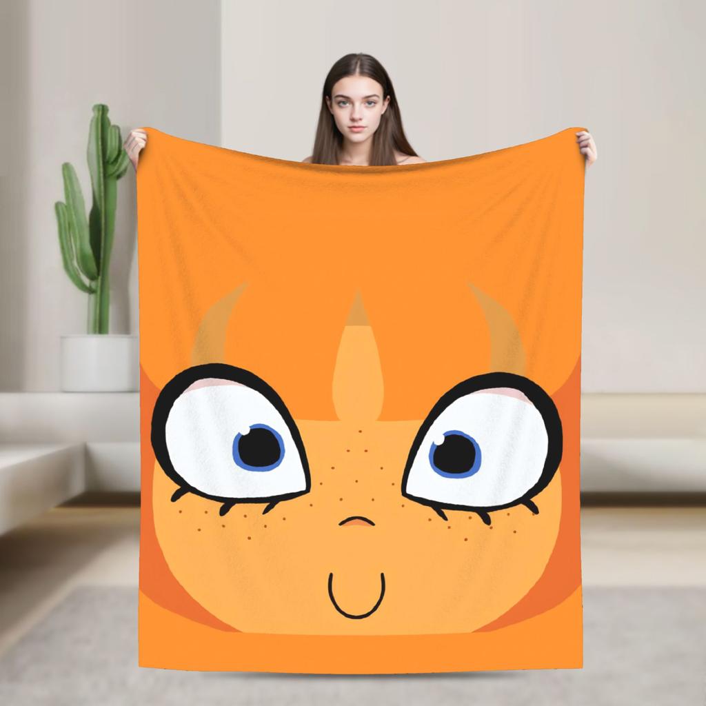 Cartoon Mymy Ongezelligs Blanket Fleece Textile Decor Multifunction Super Soft Throw Blanket For Bedding Car Bedding Throws