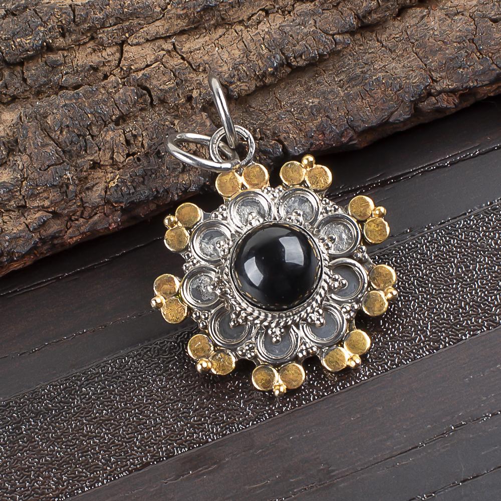Black Onyx Jewelry, 925 Solid Sterling Silver Pendant Handmade Gemstone Jewelry, Gifts For Attractive Pendant Gift For Her