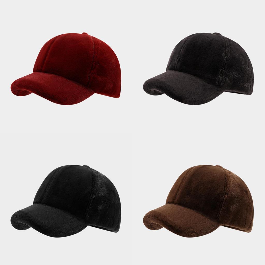 Minimalistische Baseballkappe im japanischen Stil aus Polyester für Herbst und Winter, Freizeitkleidung