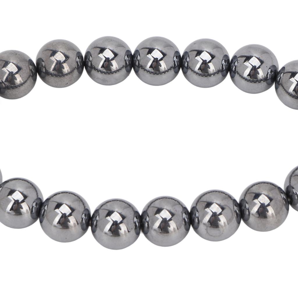 Terahertz Bracelet   Round Beads Unisex Terahertz Healing Stretch Bracelet