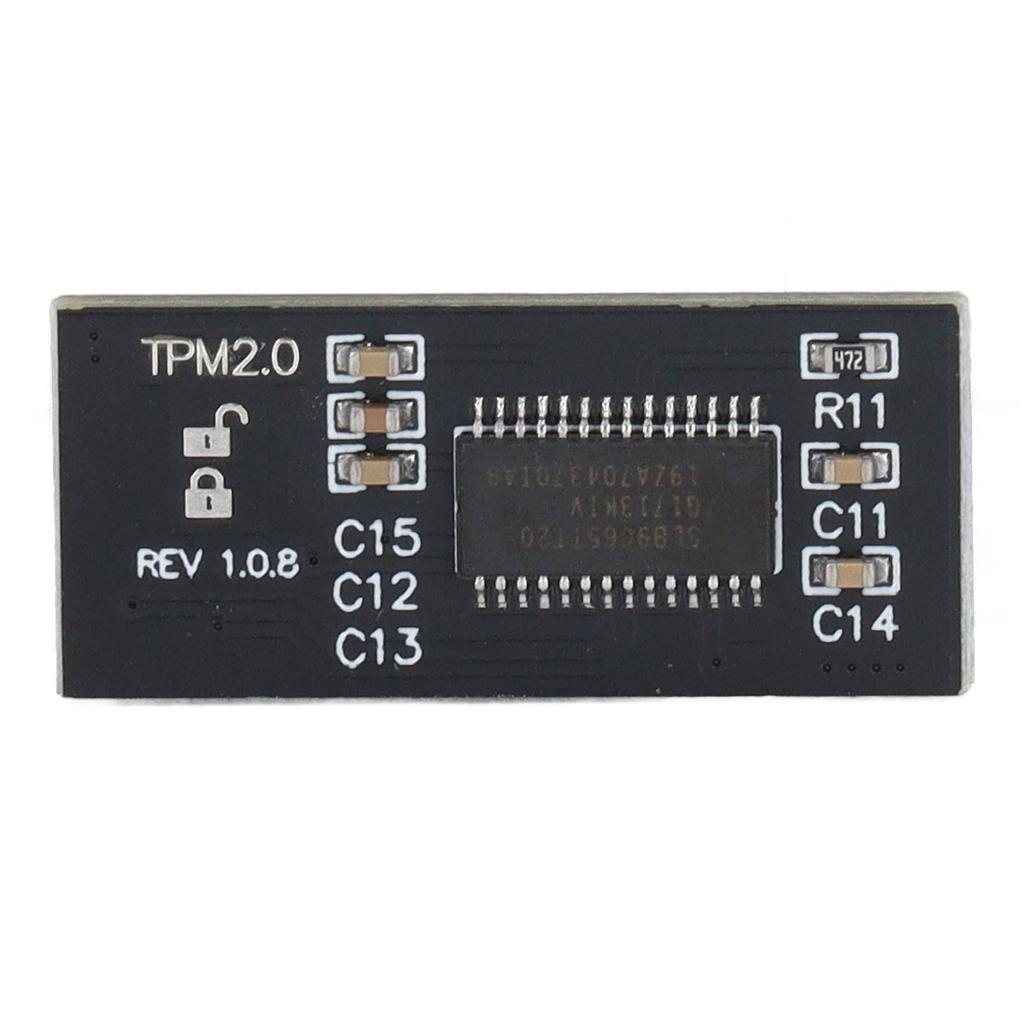 TPM 2.0 Module 20 Pin LPC Interface Encrypted Trusted Platform Module for WIN11 Upgrade Test