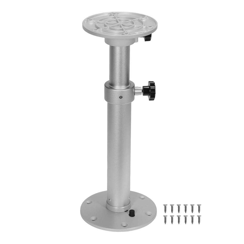 Adjustable Tables Pedestal Mount One-Leg Lifting System Multi-Function Table Base Mount 27.5In for RVs Marine Boat Yacht