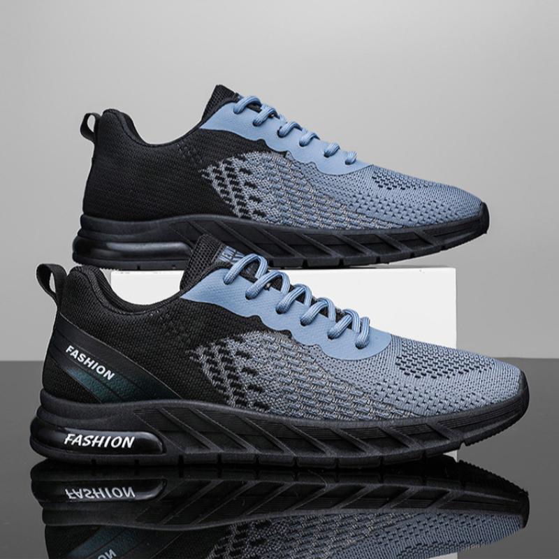 Men's Summer Mesh Breathable Deodorant Thin Fly Mesh Shoes Versatile Casual Running Shoes