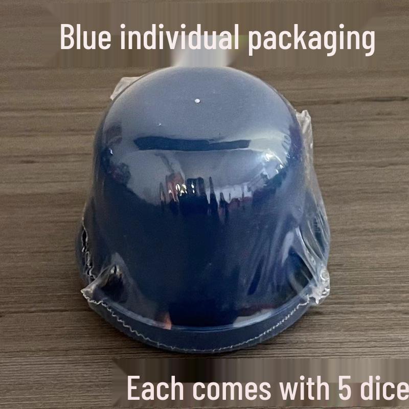 Individually Packaged Dice Cup Set for Supermarkets and Food Stalls синий - в индивидуальной упаковке