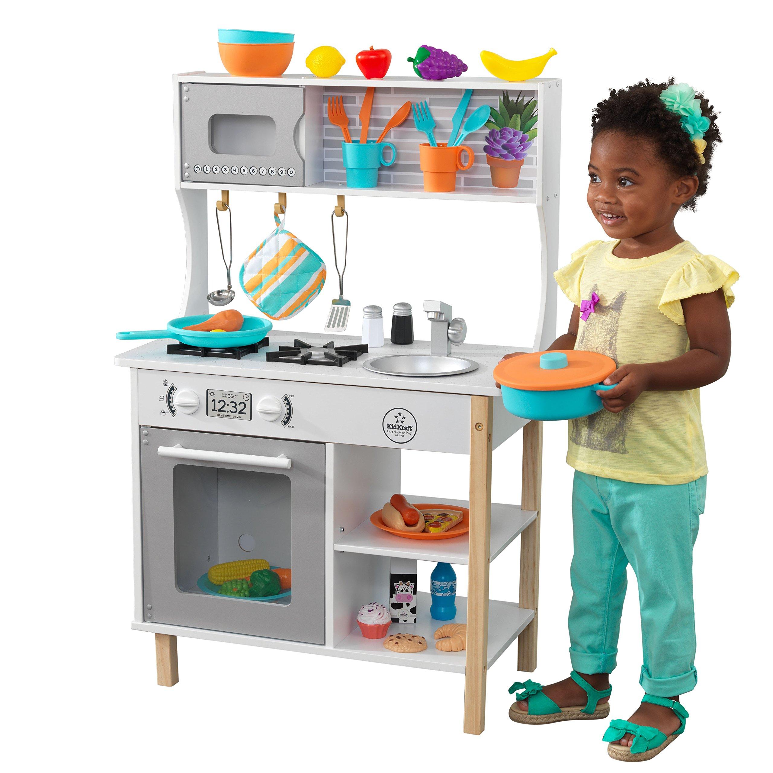 

Kidkraft First Kitchen with Accessories Wooden Genuine Product 53370