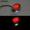 Retro LED Tail Light License Plate Lights Bracket For Harley Brake Stop Lights For Chopper Bobber Taillight Cat Eye Rear Lamp
