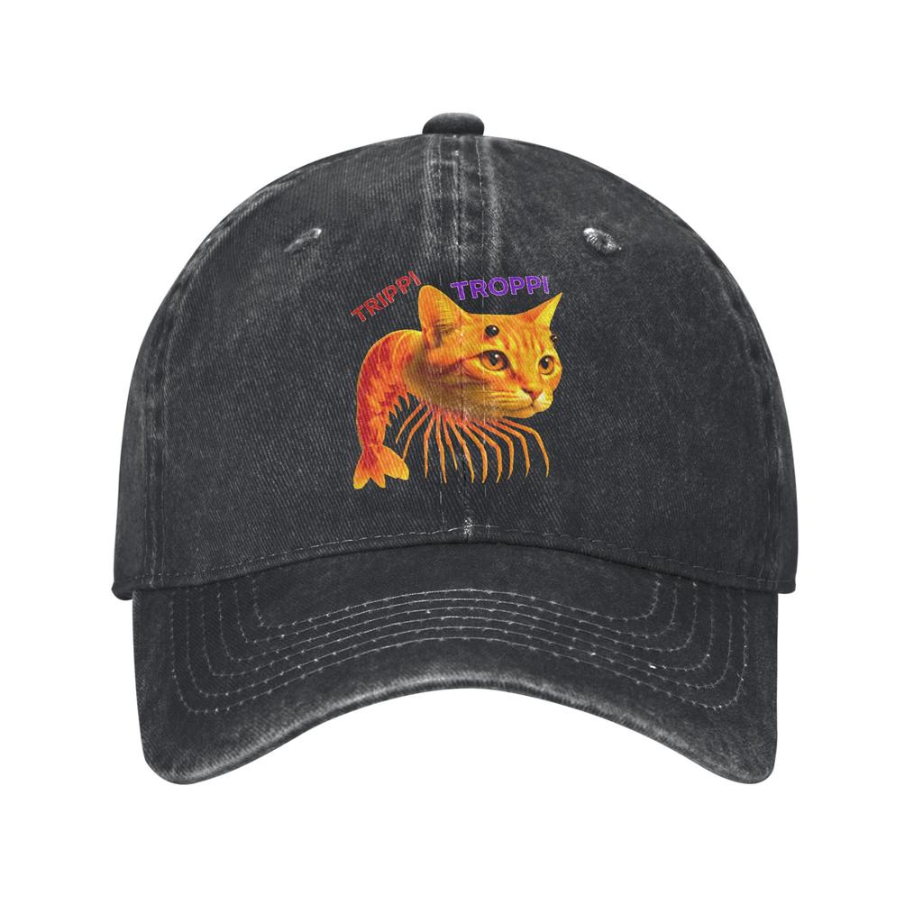 Trippi Troppi Cat Casual Baseball Cap Spring Trucker Hat Sunscreen Outdoor Sports Hip Hop Hats Female Male Baseball Caps