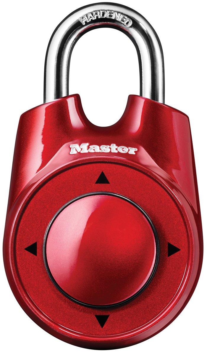 

Master Lock Speed Dial Slide Lock 1500iD (White) (Red, Blue, White, Black) красный