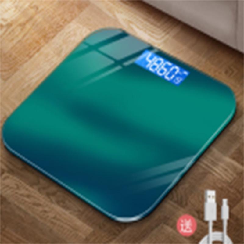 Gradient Color Intelligent LCD Electronic Scale Digital Display Glass Weight Scale Balance Body Electronic Scale for Weight Meas