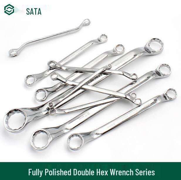 SATA Polished Double-Ended Star Wrench 42201, Glasses Wrench Set 42202-42204, 42223, 42205 8x10MM Wrench 42201