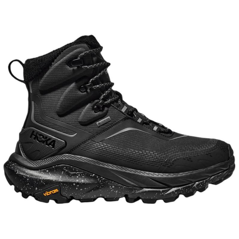 HOKA ONE ONE Kaha 2 Anti-Slip Wear-Resistant High-Top Trekking Shoes Women's Black Sneakers 1155195-BBLC