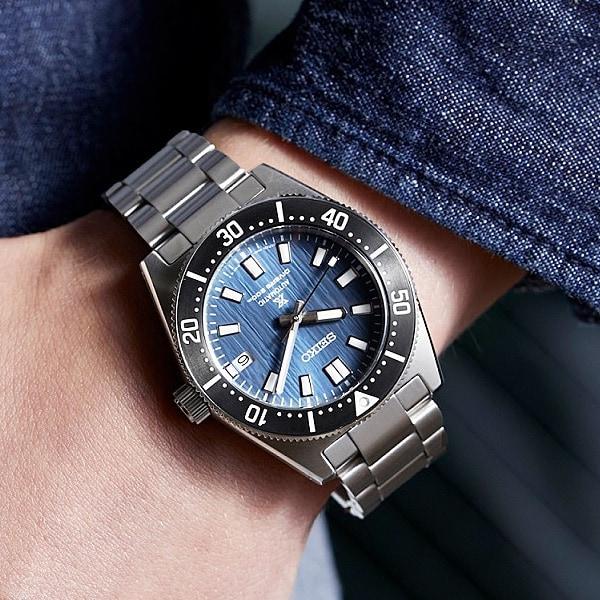 Seiko SBDC165 (PROSPEX DIVER SCUBA 1965 MechanicalDivers Moderní design Save the Ocean Model Pánský kovový pásek)