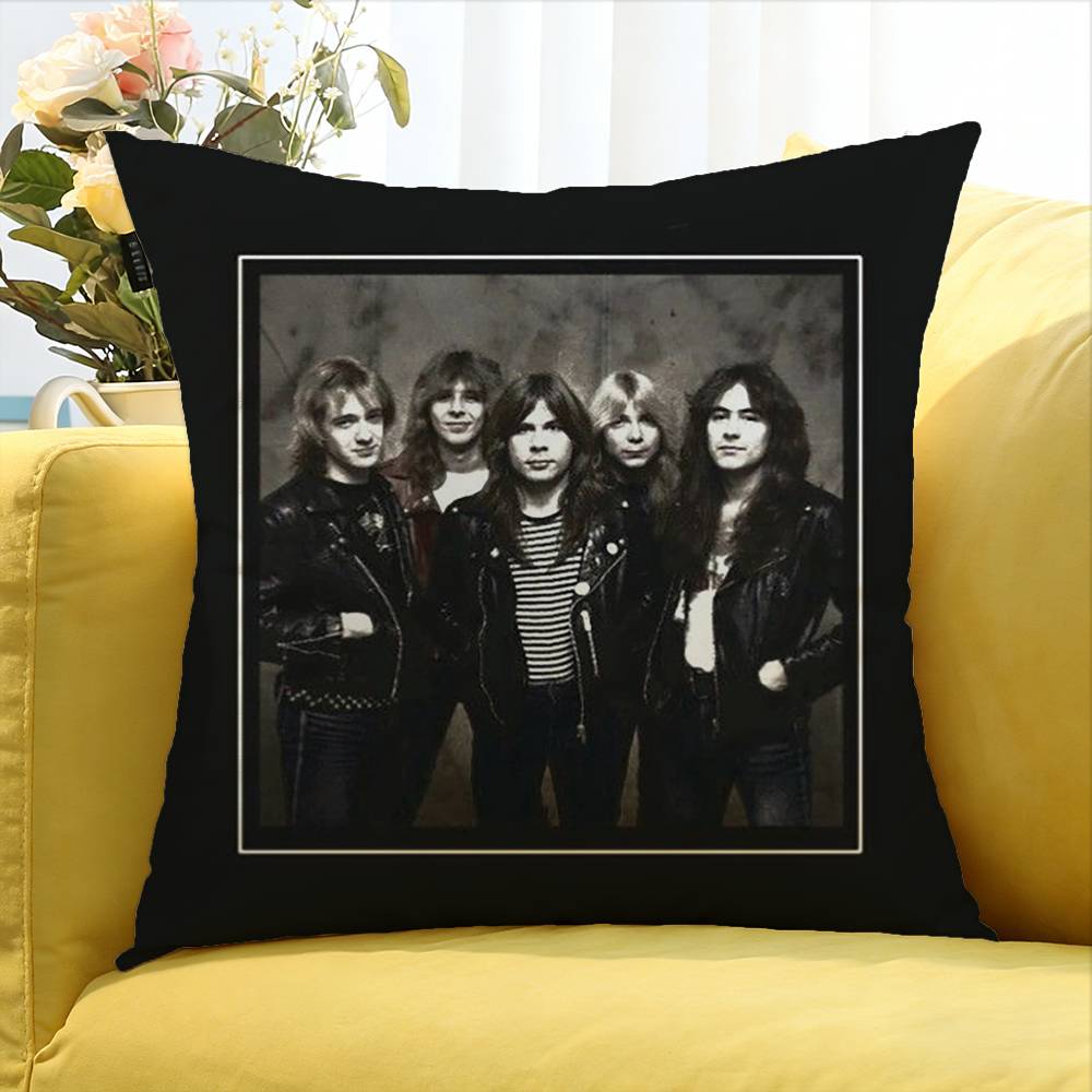I-Iron Run For Your M-Maiden   Various Sizes Square Pillow Case For Car Home Bedchamber Decor