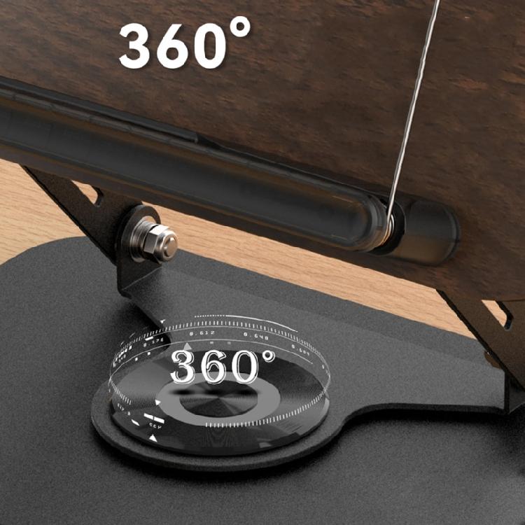 Ergonomic Adjustable Computer Stand Laptop Holder 360 Degree Rotation Bed TV Lapdesk PC Tray to Raise Laptop Tablets