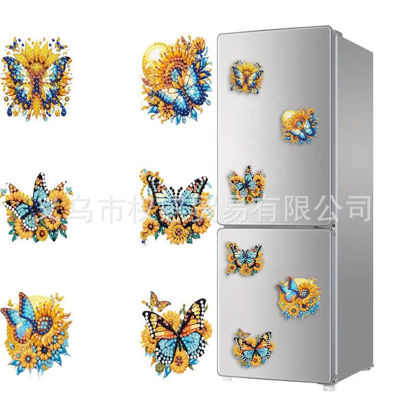 Diamond Painting Refrigerator Sticker DIY Handmade Puzzle Diamond Sticker Toy