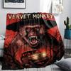 Dark and Terrifying Animals Print Flannel Blanket,High quality Comfortable for All Seasons,Home Decor,Warmth and Comfort,Perfect for Christmas Gifts