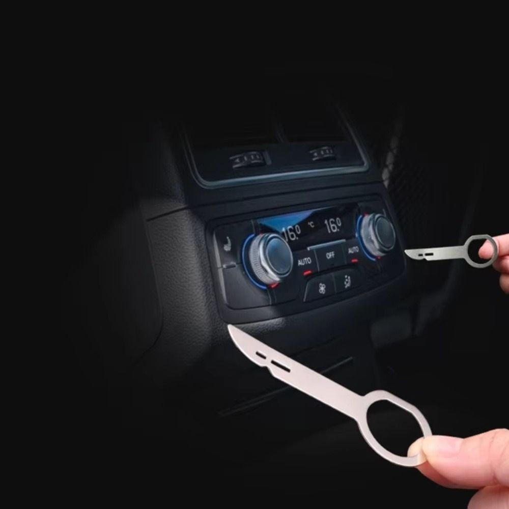 20pcs Stainless Steel Audio Key Disassembly Tool High Elasticity Car Audio Disassembly Key  Car