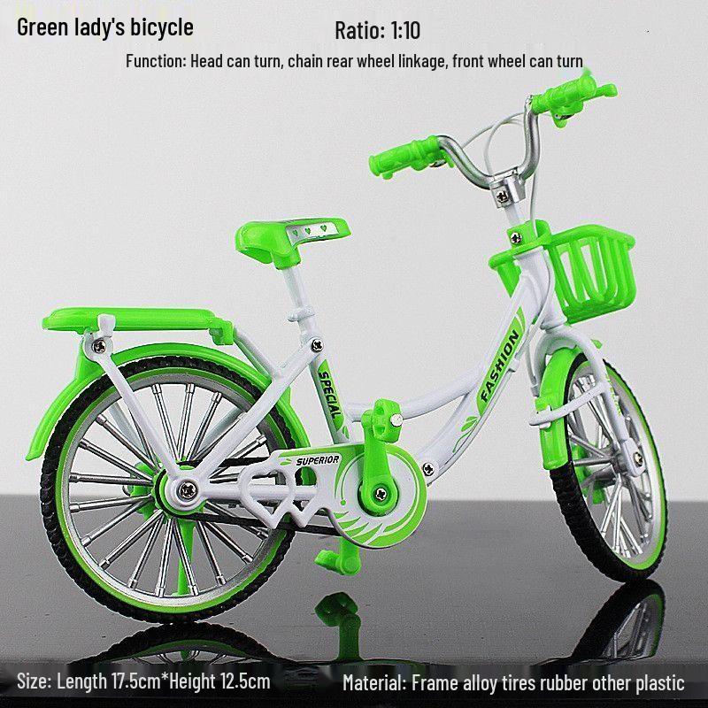 TikTok Alloy Softtail Mountain Bike Model Toy