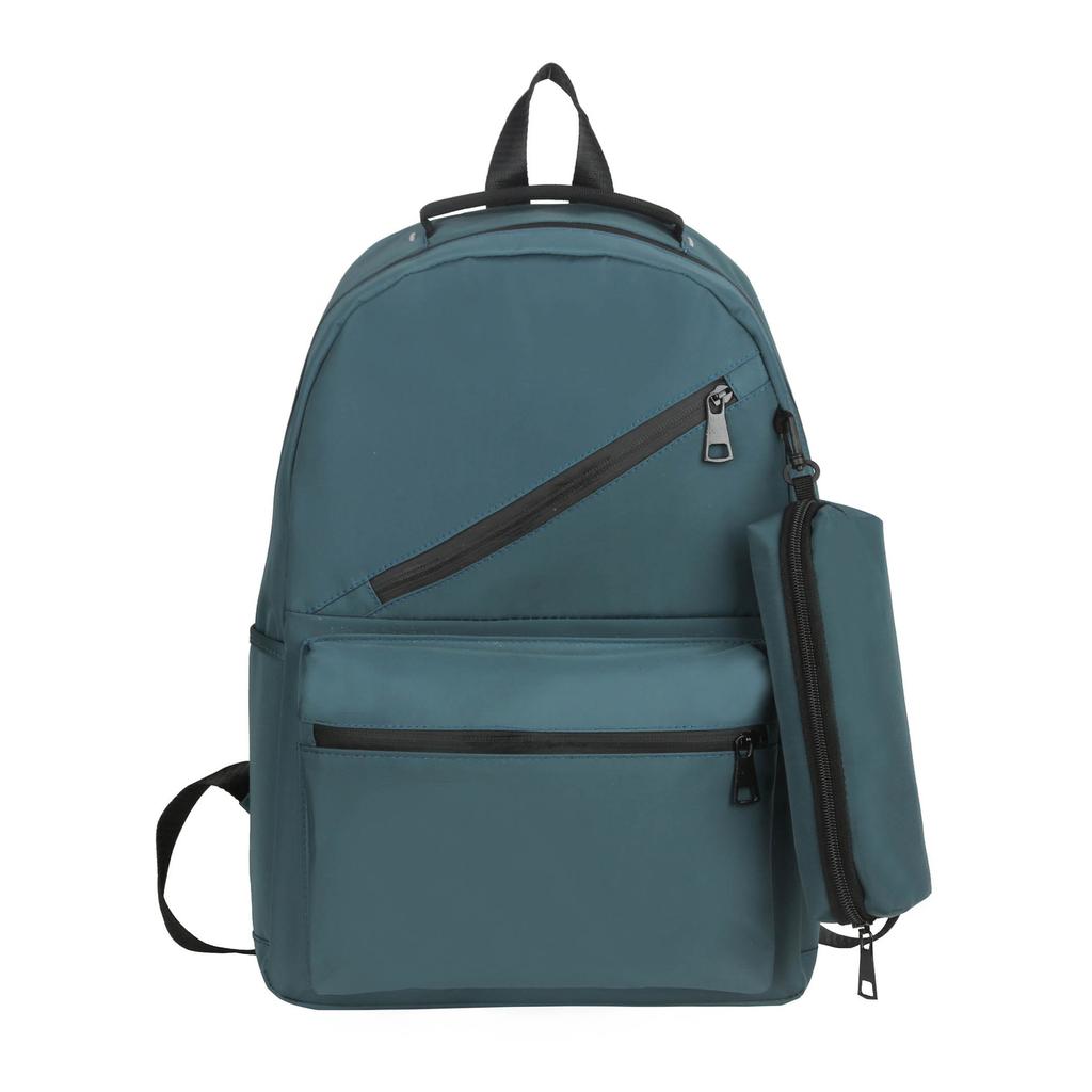 Backpack Oxford Cloth Student Backpack Large Capacity Pencil Bag Casual Backpack Versatile for Men and Women