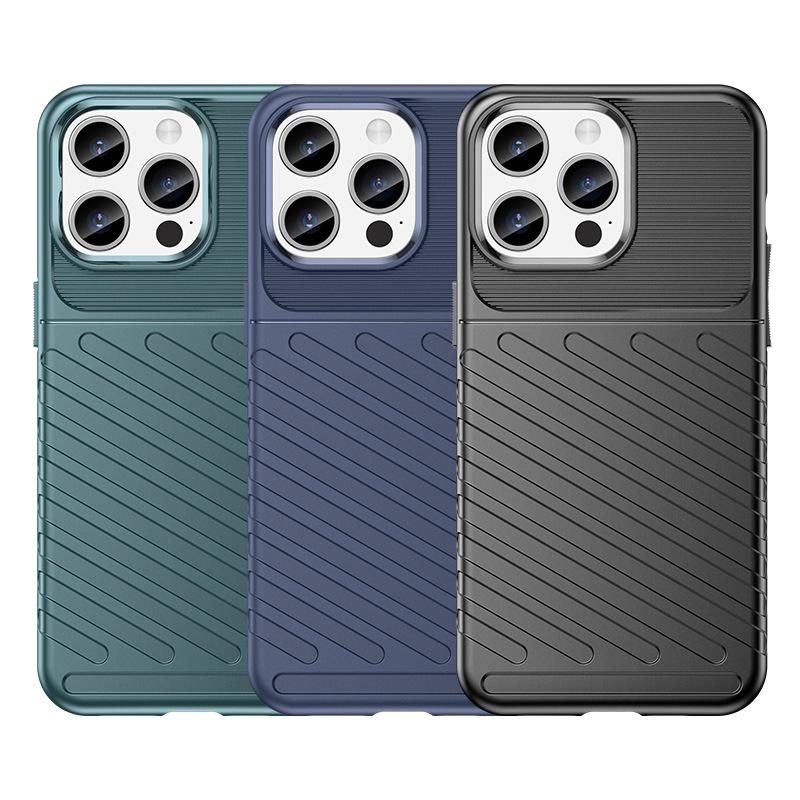 Applicable To Thunder iPhone11Pro Mobile Phone Case Apple 11Pro Max Mobile Phone Case Anti-drop All-inclusive Thickened Soft Silicon