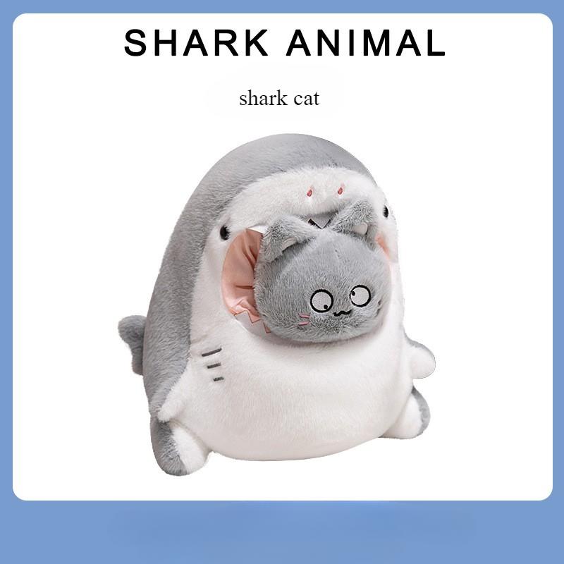 Pluszowa zabawka Rekin Kapibara Lalka Kreatywny Rekin Łączenie Pluszowe Lalki